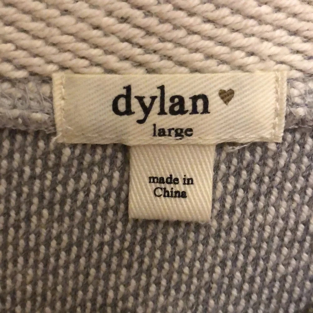 Dylan Hollister Raglan Drop Shoulder Short Sleeve Top L - Picture 10 of 11